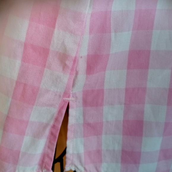 Banana Republic Pink Plaid Summer Top - Picture 8 of 9
